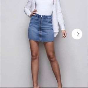 GOOD AMERICAN MINI SKIRT SZ 2